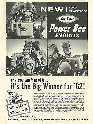 Much better than the original, this beautiful ad is perfect for matting and framing. Small ads first appeared in 1958, and larger ads began to appear in 1959. A great piece of go-kart history. Vintage Go Karts, Go Kart Engines, Go Kart Frame Plans, Go Kart Frame, Go Carts, Garden Tractor, Pedal Cars, Small Engine, Mini Bike