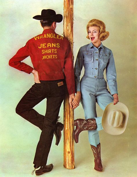 Vintage Western Wear, Western Clothing, Western Aesthetic, Vintage Cowgirl, Vintage Wrangler, Cow Boy, Wrangler Jeans, 60s Fashion, Vintage Western