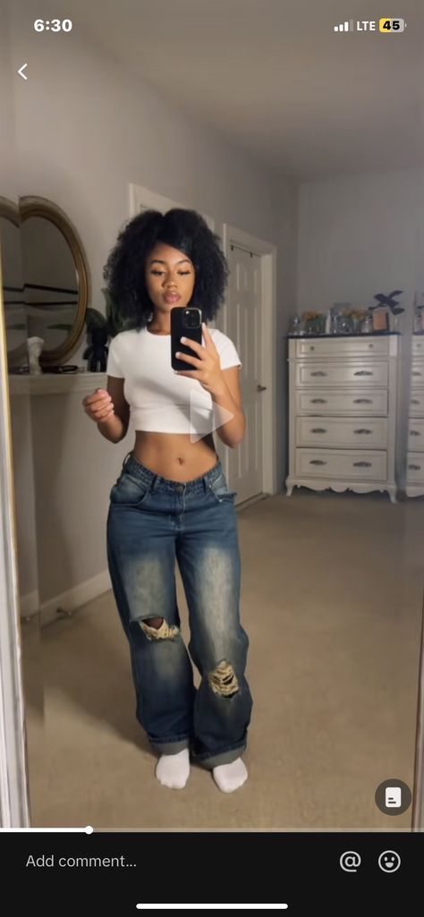 Easy Baddie Outfits, Shien Outfit Idea For School, Bday Fits For School, Luh Calm Fit, Cinema Outfit Ideas Movies, Jean Fashion, Fashion Nova Outfits, Causual Outfits