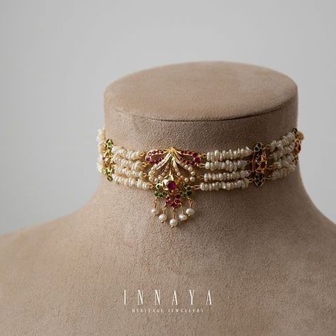 Desi Choker Necklace, Choker Indian Jewellery, Gold Choker Design, Gold Choker Designs, Gold Choker Necklace Indian, Gold Choker Necklace Set, Chokers Gold, Modern Indian Jewelry, Indian Gold Jewellery