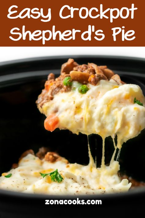 Shepherds Pie Crockpot, Shepherds Pie In Crockpot, Crock Pot Shepards Pie Ground Beef, Slow Cooker Shepherds Pie Recipe, Shepherds Pie Crockpot Recipe, Ground Beef In The Crockpot, Crockpot Sheppard’s Pie, Crockpot Shepards Pie Slow Cooker, Slow Cooker Shepherd's Pie