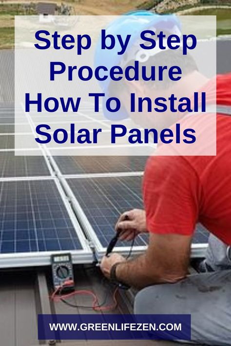 Solar panels are a great method to generate clean, green electricity. Learn the installation procedure of solar panels safely and later so you do not have to give out high the price for accidents and injuries while helping customers and along with that the environment. #howtoinstallsolarpanels #solarpanelsinstallation #solarpanels #installation #guide #stepbystep Rv Solar Power System, Diy Solar Power System, Free Solar Panels, Solar System Design, Solar Energy For Home, Rv Solar Power, Diy Solar Panel, Solar Energy Projects, Solar Panels Roof