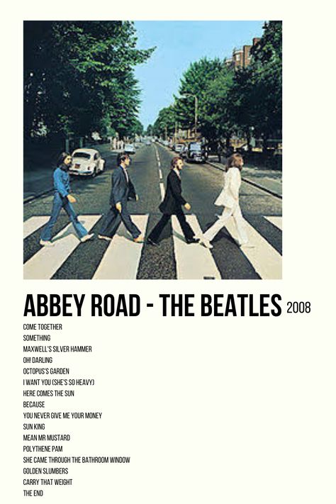 The Beatles Yesterday, Beatles Poster, Beatles Albums, Minimalist Music, Music Poster Ideas, Vintage Music Posters, Wall Collage Kit, Beatles Art, Beatles Abbey Road