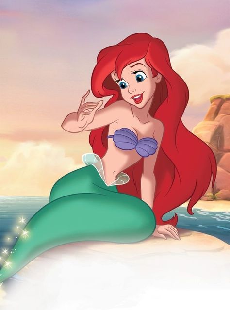 Ariel Characters, Ariel Fanart, Dark Disney Princess, Ariel Wallpaper, Princesas Disney Anime, Whimsical Art Paintings, Mermaid Wallpapers, Ariel Mermaid, Cute Disney Drawings