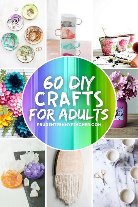 New Crafts To Learn, Crafts For Adults Flowers, Birthday Craft Ideas For Adults, Easy Crafts For Groups, Group Diy Crafts, Easy Inexpensive Crafts For Adults, Craft Fundraiser Ideas, Fun Crafts For Adults Diy Projects, Inexpensive Crafts For Adults