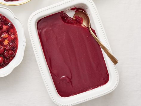 Jellied Cranberry-Grape Sauce Grape Sauce, Christmas Dinner Party, Food Network Magazine, Health Dinner, Thanksgiving Traditions, Thanksgiving Sides, Party Dinner, Health Dinner Recipes, Grape Juice