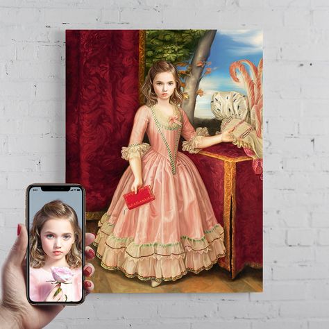 Royal Portraits Painting, Portraits Painting, Children Portraits, Royal Portraits, Young Prince, American Indian Art, Portraits From Photos, Kids Portraits, Book Nooks