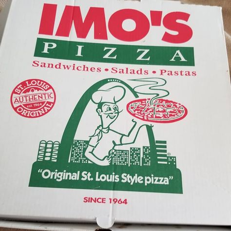 We extended our trip one more day to see Marc's daughter tomorrow. We will be heading back to Pennsylvania tomorrow mid day. Today we're enjoying Imos pizza 😏❤ yummy Imos Pizza, Pizza Pie, Pizza Night, St Louis Missouri, Good Pizza, Best Places To Eat, Going Home, Vintage Logo, Printed Tees