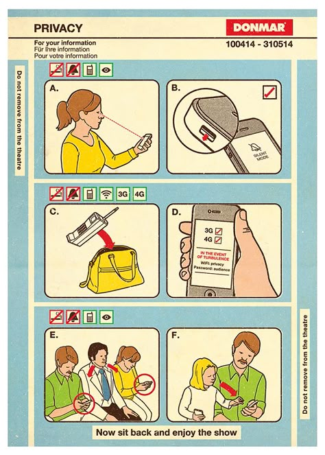 Instruction Poster Design, User Manual Design Layout, User Manual Design, Ikea Manual, Safety Illustration, Donmar Warehouse, Airplane Safety, Speculative Design, Manual Design