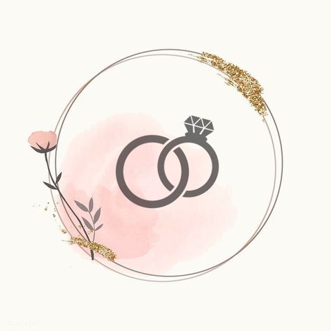 Caption Wedding, Instagram Hilight Ideas, Engagement Captions, Wedding Ring Icon, Aesthetic Highlight Covers Instagram Pink, Instagram Ring, Ring Logo, Zestaw Ikon, Flower Background Iphone