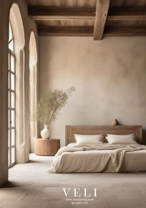 Lime Wash Master Bed, Limewash Bedroom Decor, Limewash Master Bed, Lime Wash Interior Design, Limewash Master Suite, Bedroom With Wall Lights, Limewash Interior Design, Limewash Paint Bedroom, Roman Clay Bedroom