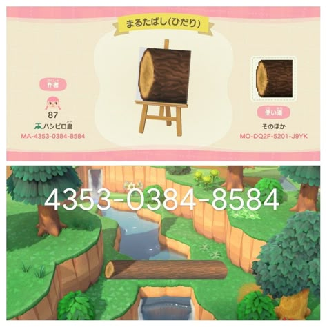 Cottagecore Ideas, Diy Path, Bear Island, Motif Acnl, Forest Core, Animal Crossing Wild World, Natural Pond, Island 2, New Animal Crossing