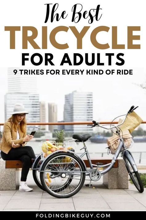 If you’re reading this, you likely already know the benefits of an #adult #tricycle, ranging from a higher weight capacity than bicycles to increased stability and safety when riding. But which is the #best #adult #tricycle? In this post we explore the best adult trikes for every kind of ride, and discuss what you should look for when choosing a tricycle for adults. Enjoy! Folding Tricycle, Trike Bicycle, Adult Tricycle, Bike Ideas, Fixed Gear Bike, Mori Girl Fashion, Mode Of Transport, Folding Bike, Mori Girl