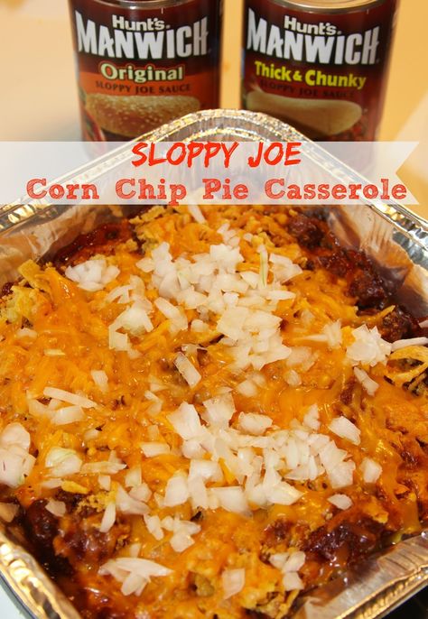 @Manwich Sloppy Joe Corn Chip Pie Casserole Manwich Pasta Recipe, Sloppy Joe Jiffy Cornbread Casserole, Sloppy Joe Grilled Cheese Casserole, Chicken Manwich Sloppy Joe, Sloppy Joe Casserole Cornbread, Manwich Recipe, Manwhich Casserole Sloppy Joe, Cheesy Sloppy Joes, Sloppy Joes Sandwich