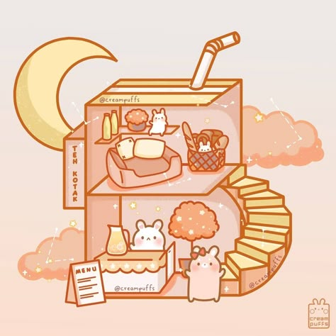 Cute To Draw, Cute Store, Hello Kitty Crafts, Cute Drawing, Kawaii Illustration, Cute Food Drawings, Cute Animal Drawings Kawaii, Cute Doodles Drawings, Cute Kawaii Drawings