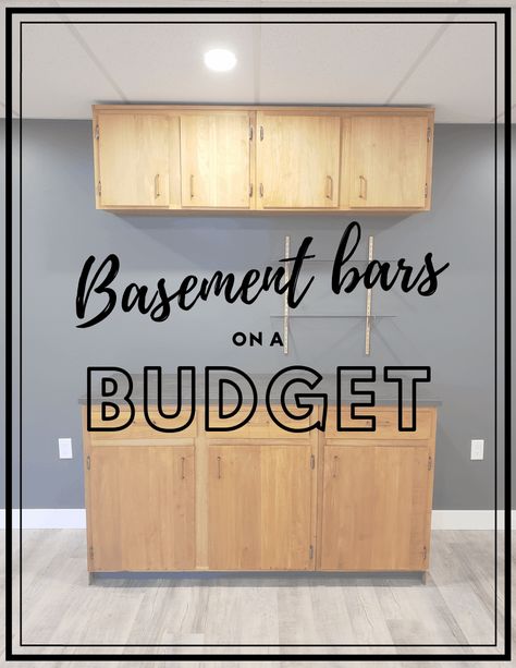 Basement Bar Ideas on a Budget - THE HOMESTUD Diy Basement Wet Bar, Basement Bar Renovation Ideas, Wet Bar Ideas With Sink Basement, Basement Bar Sink Ideas, Kitchenette Basement Ideas, Diy Basement Kitchenette, Diy Dry Bar Ideas, Basement Diy Ideas Budget, Basement Renovations On A Budget