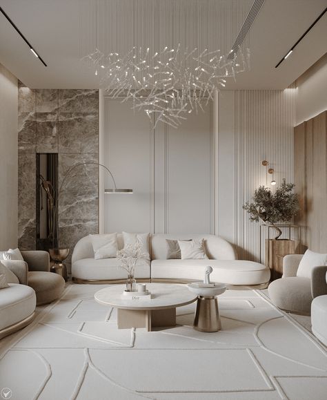 Neoclassic villa (26) | Images :: Behance Neoclassical Interior Design Living Room, Neoclassical Interior Living Rooms, Living Room Neoclassic, Interior Design Neoclassical, Neoclassical Living Room, Industrial Style Interior Design, Sofa Design Ideas, Neoclassical Interior Design, Neoclassical Interior