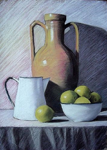 Still Life, via Flickr. Still Life With Three Objects, Still Life Art Drawing, Still Life Drawing Colour, Still Life Painting Ideas, Still Life Drawing Ideas, Still Life Reference, Still Life Objects, Easy Still Life Drawing, Still Life Composition