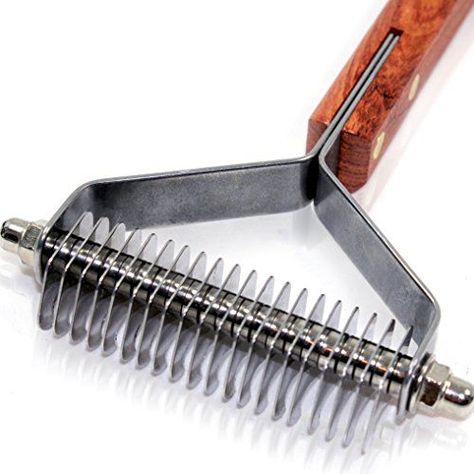 PawsPamper Extra Wide Undercoat Rake Shedding Brush for Dogs Cats  20 Blade >>> Learn more by visiting the image link.(This is an Amazon affiliate link) Grooming Australian Shepherd, Red Tri Australian Shepherd, Tri Australian Shepherd, Hunting Shop, Tiktok Made Me Buy It, Accessories 2022, Summer Pins, Cute Storage, Dog Grooming Tips