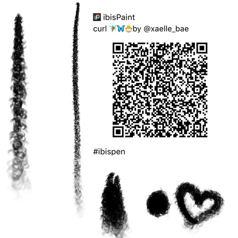 Ibis Paint X Brushes Qr Code Black Hair, Ibis Black Hair Brush, Ibis Paint Brush Black Hair, Ibis Paint Brush Code Black Hair, Black Hair Qr Code Ibis Paint, Ibis Hair Brush Code, Black Hair Ibis Paint Code, Black Hair Brushes Ibis Paint, Hair Ibis Paint Brush