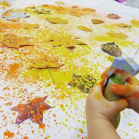 Autumn Babies Activities, Colour Mixing Eyfs, Fall Provocations, October Activities, Fall Preschool Activities, Eyfs Activities, Nursery Activities, Colors Of Autumn, Fun Classroom Activities