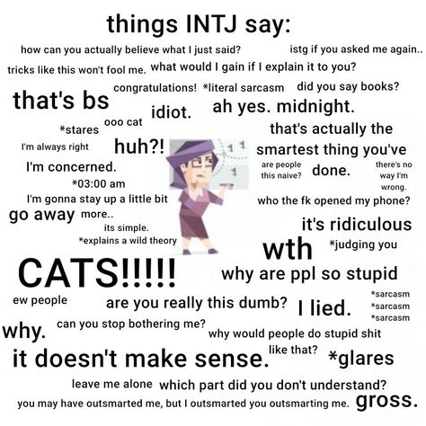 Intj Things They Say, Things Intps Say, Intj Personality Humor, Intj Wallpaper Phone, Mbti Soulmate, Types Of Intj, Intj T Personality, Intj Female Aesthetic, Intj T Aesthetic