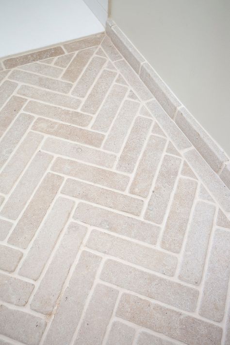 Search: 9 results found for "Tumbled travertine herringbone" - Quorn Stone Wood Floor With Tile Border, Herringbone Brick Floor Bathroom, Herringbone Travertine Floor, Travertine Herringbone Tile Floor, Utility Flooring Ideas, Limestone Look Porcelain Tile, Entrance Hall Tiles, Brick Bathroom Floor, Brick Floor Bathroom