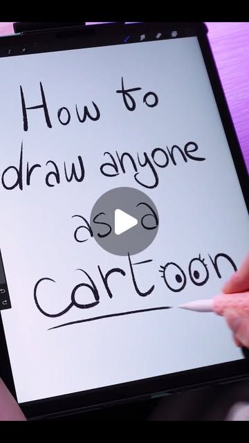 Whimsical Pencil Drawings, How To Draw Someone As A Cartoon, How To Draw People As Cartoons, How To Cartoonize People, How To Draw Anyone As A Cartoon, How To Draw Yourself As A Cartoon, Cute Drawings Art, How To Draw On Ipad, How To Draw A Cartoon Person