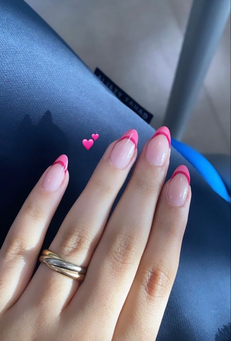 Hello Nails, Simple Gel Nails, Summery Nails, Soft Nails, Pink Acrylic Nails, Nail Art Ideas, Funky Nails, Chic Nails, Short Acrylic Nails