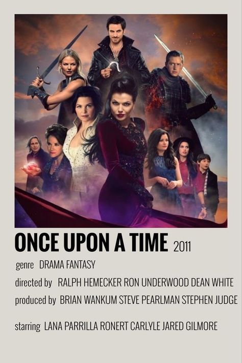 Once Upon A Time Tv Show, Once Upon A Time Polaroid Poster, Once Upon A Time Aesthetic Wallpaper, In Time Movie Poster, Ouat Poster, Tv Shows Posters, Once Upon A Time Show, Once Upon A Time Poster, Once Upon A Time Aesthetic