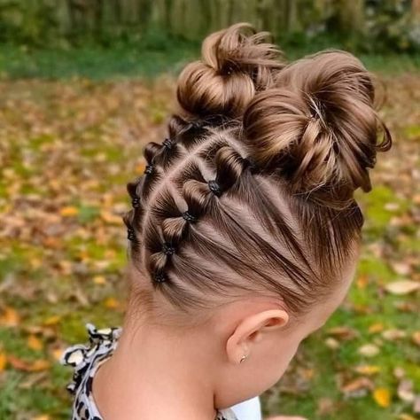 Picture Day Hairstyle, Picture Day Hairstyles For Kids, Picture Day Hairstyles, Toddler Hairstyles Girl Fine Hair, Hairstyle Girl, Cute Toddler Hairstyles, Girly Hairstyles, Gymnastics Hair, Girl Hair Dos