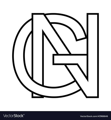 G And N Logo, N G Logo, Gn Pic, Ng Logo, G Names, Ancient Drawings, Monogram Art, Alphabet Images, City Silhouette