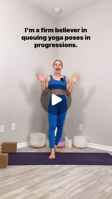 Juliana Larochelle on Instagram: "It can be challenging to cue tricky transitions and offer variations of poses that are accessible and challenging for everyone in class.   That’s why I LOVE to teach creative variations of a pose in progressions.   I’m so excited to share my *NEW* Peak Yoga Flow & Breath Meditation Class Plans are NOW ON AVAILABLE AND ON SALE!   What’s included:  ✨ 4 written our beginner yoga class plans  ✨ 4 written our all levels yoga class plans  ✨ 4 written our flow yoga class plans (intermediate)  ➡️ each sequence comes with a demo video so you can get a visual of the flow   ✨ 4 written our themes and intention setting scripts that explore different breath meditations   🧘‍♀️BONUS:  Practice Along Videos of me teaching the Flow Yoga Class Plans, so you can experience Yoga Flow Sequence Beginners, Yoga Poses For Beginners Videos, Mountain Pose Yoga, Yoga Transitions, Yoga Class Plan, Yoga Flow Video, Breath Meditation, Yoga Teacher Resources, Yoga Sequence For Beginners