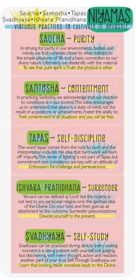 Yamas And Niyamas, Yoga Teacher Resources, 8 Limbs Of Yoga, Yoga Ashtanga, Yoga Themes, Ashtanga Vinyasa Yoga, Yoga Sutras, Yoga Lessons, Yoga Philosophy