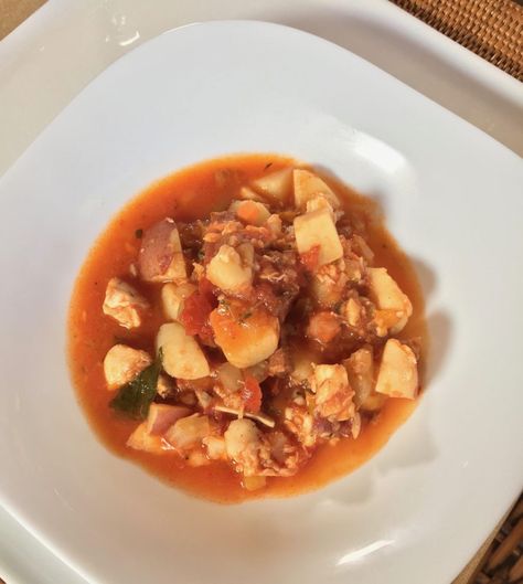 Bahamian Fish Chowder | Sara Moulton Stew Fish, Bahamian Food, Sara Moulton, Fish Chowder, Fish Stew, Fish Soup, Scotch Bonnet, Cooking Seafood, Chowder Recipes