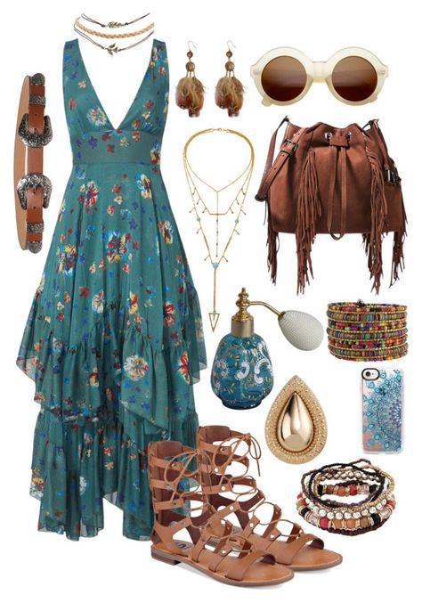 "Untitled 138" by pearlumberger on Polyvore featuring Free People, G by Guess, ZeroUV, Diane Von Furstenberg, Casetify and Wet Seal Look Boho Chic, Deadpool And Wolverine, Mode Hippie, Earthy Outfits, Estilo Hippie, Boho Style Outfits, Mode Boho, Boutique Moschino, Boho Chic Outfits