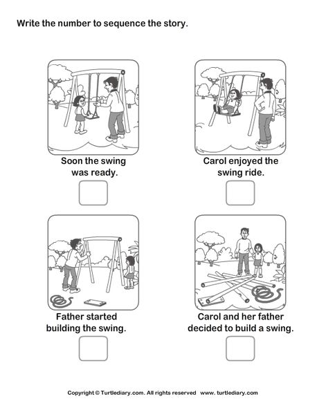 Story sequencing - TurtleDiary.com Sequencing Kindergarten, Sequence Of Events Worksheets, Story With Pictures, Story Sequencing Worksheets, Story Worksheet, Sequence Writing, Wristband Template, Sequencing Pictures, Sequencing Worksheets