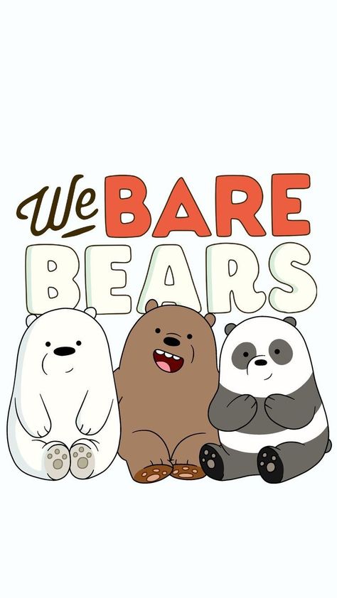 We Bare Bears | Fondo De Pantalla Oso, Fondos De Pantalla Istoria Artei, We Bare Bears Wallpapers, Ice Bears, Three Bears, Cute Panda Wallpaper, Bear Illustration, We Bear, We Bare Bears, Bare Bears