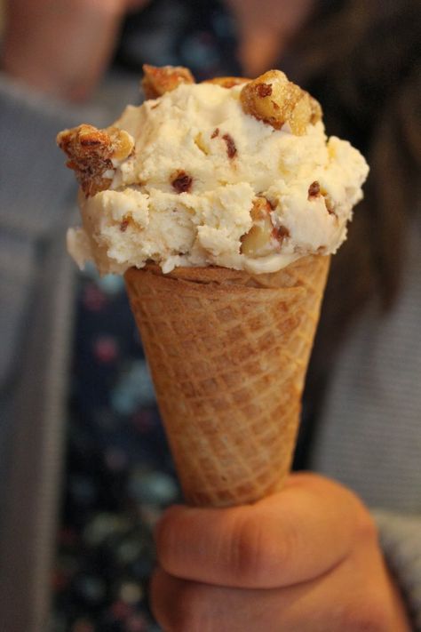 Forty Second Avenue: salt and straw style: almond brittle with salted ganache ice cream recipe Vanilla Bean Recipes, Salt And Straw, Ice Cream Salt, Ice Cream Sauce, Almond Brittle, Ice Cream Mix, Salty Treats, Frozen Yoghurt, Cold Desserts