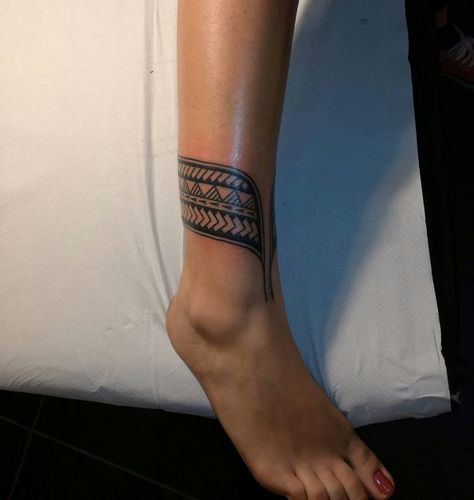 200+ Powerful Samoan Tattoos Ideas (2023) - TattoosBoyGirl Ankle Tats, Maori Tattoo Frau, Ankle Band Tattoo, Leg Band Tattoos, Polynesian Tattoos Women, Ankle Tattoo Designs, Favorite Tattoos, Polynesian Tattoos, Ankle Tattoos For Women