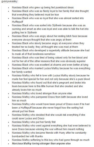 Narcissa Malfoy Headcanon, Harry Potter Narcissa, Narcissa Black, Narcissa Malfoy, Yer A Wizard Harry, Harry Potter Headcannons, Harry Potter Love, Wizarding World Of Harry Potter, Tom Felton