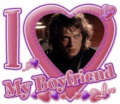 I Love My Boyfriend Anakin, I Love My Boyfriend Anakin Skywalker, Anakin Skywalker Coquette, Anakin Vader, Literally Us, Avatar Art, Anakin And Padme, The Fallen Angel, Star Wars Anakin