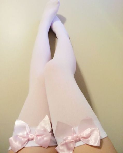 White Stockings, Thigh High Socks, Kawaii Clothes, Visual Kei, Lolita Fashion, Kawaii Fashion, Girly Girl, Thigh High, Orange County