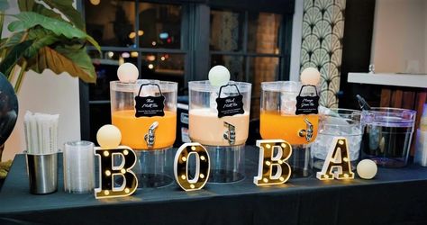 Long Beach Event Orders | CHA FOR TEA Boba Bar Boba At Wedding, Boba Stand Ideas, Boba Station Wedding, Boba Bar Station Diy, Diy Boba Bar, Boba Station Party, Boba Bar Wedding, Boba Bar Station, Boba Catering