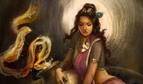 Mohini - The Only Female Avatar of Lord Vishnu   #Hinduism #Art Scriptures Aesthetic, Satya Yuga, Hindu Scriptures, The Mahabharata, Warrior King, Hindu Dharma, Female Avatar, Hindu Mythology, The Hindu