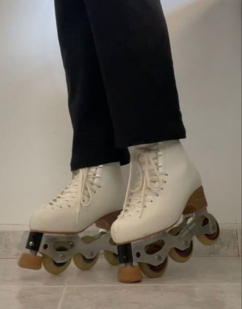 Inline Figure Skates, Inline Skates Aesthetic, Inline Skating Aesthetic, Inline Figure Skating, In Line Skates, Edea Figure Skates, Roller Aesthetic, Edea Skates, Skate Aesthetic