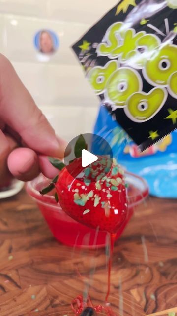 Kyle Istook on Instagram: "Jolly rancher covered strawberries #satisfying #recipes #lifehack" Jolly Rancher Flavors, Satisfying Recipes, Jolly Ranchers, Fun Baking, Jolly Rancher, Kids Food, Fun Baking Recipes, Covered Strawberries, Fun Kids Food