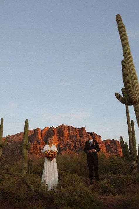 wedding dresses for the modest bride || swiss dot textured gown with flowy flutter sleeves - Photos by Captured by Haylie Alta Moda Bridal - Salt Lake City bridal - Utah bridal Lost Dutchman State Park Wedding, Lost Dutchman State Park, Elopement Destinations, Alta Moda Bridal, Arizona Elopement, Couples Shoot, Arizona Photographer, Luxury Wedding Photography, Elopement Ideas