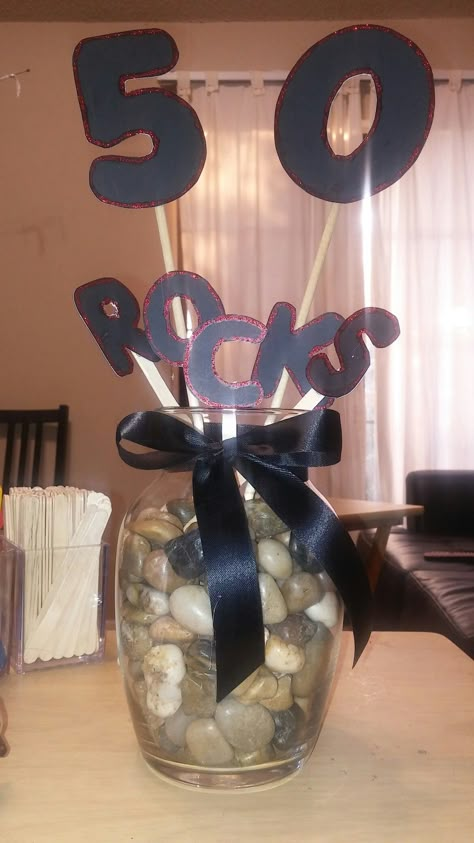 50th Birthday Party Ideas For Couples, 50th Birthday Table Decorations For Men, 50th Birthday Office Decorating Ideas, Centerpieces 40th Birthday Man, 40th Birthday Table Decorations For Men Centerpiece Ideas, 60 Rocks Birthday Ideas, 50 Birthday Ideas For Men Decoration, 50 Rocks Birthday Ideas, Men’s 50th Birthday Centerpieces