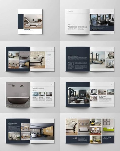 Catalog Design Architecture, Architecture Brochure Design Layout, Interior Catalog Design, Interior Brochure Design, Architectural Brochure, Interior Design Catalogue, Interior Design Brochure, Catalog Design Inspiration, Architect Portfolio Design